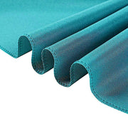 108" Polyester Round Tablecloth Wedding Party Table Linens - Teal TAB_108_TEAL_POLY