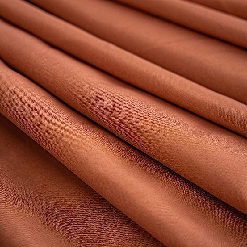 108" Polyester Round Tablecloth Wedding Party Table Linens - Terracotta TAB_108_TERC_POLY