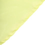 108" Polyester Round Tablecloth Wedding Party Table Linens - Yellow TAB_108_YEL_POLY
