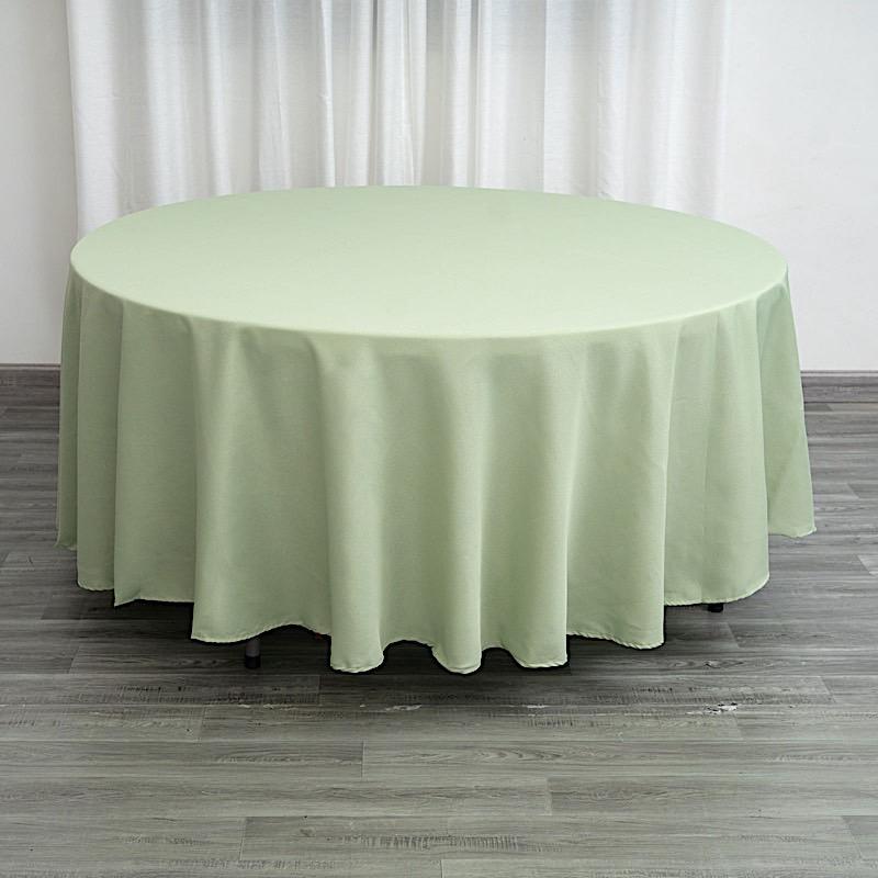 108" Polyester Round Tablecloth Wedding Party Table Linens