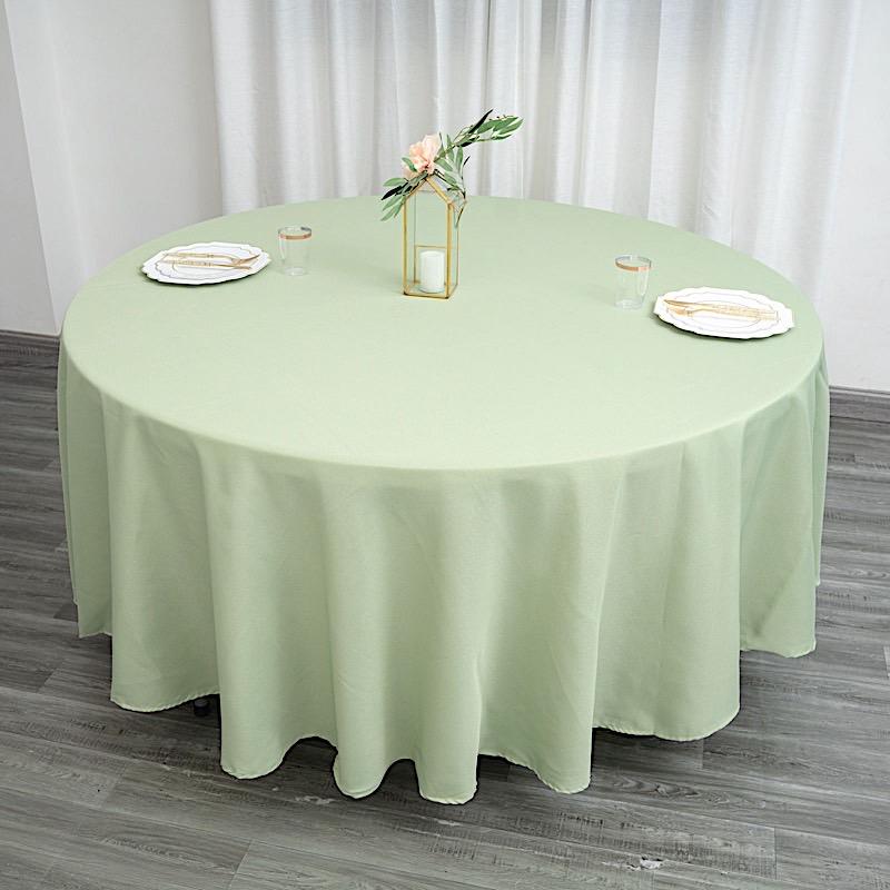 108" Polyester Round Tablecloth Wedding Party Table Linens