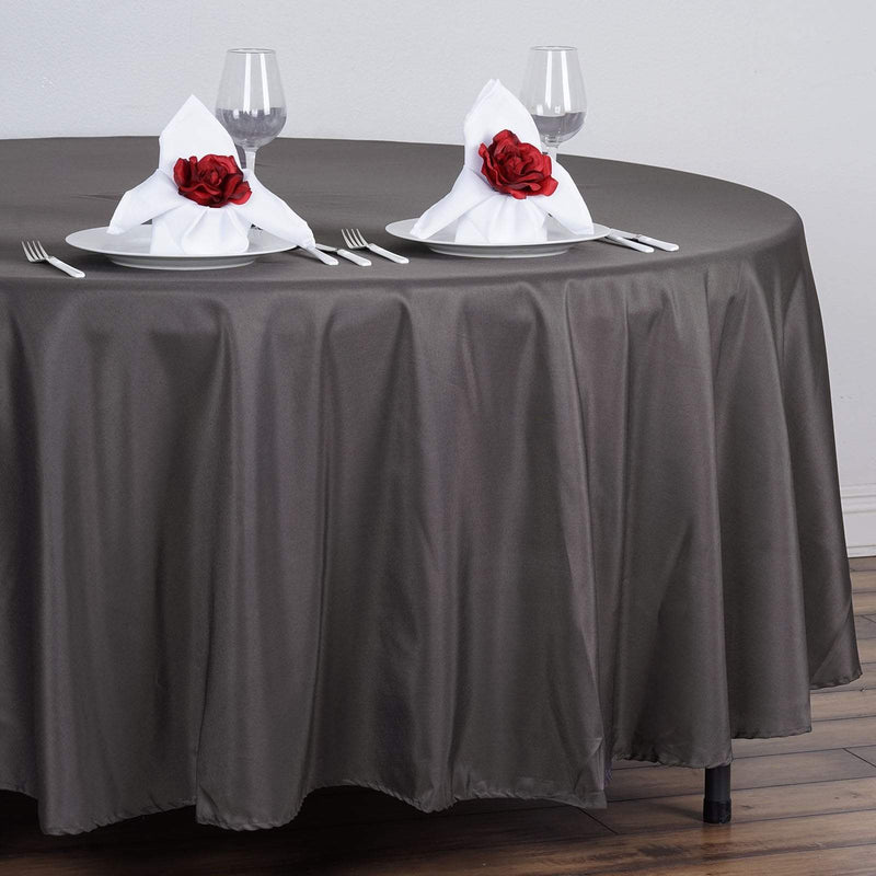108" Polyester Round Tablecloth Wedding Party Table Linens