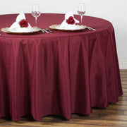 108" Polyester Round Tablecloth Wedding Party Table Linens