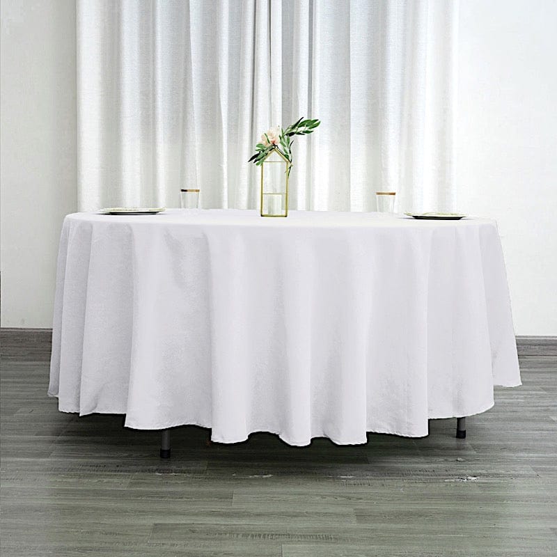 108" Polyester Round Tablecloth Wedding Party Table Linens