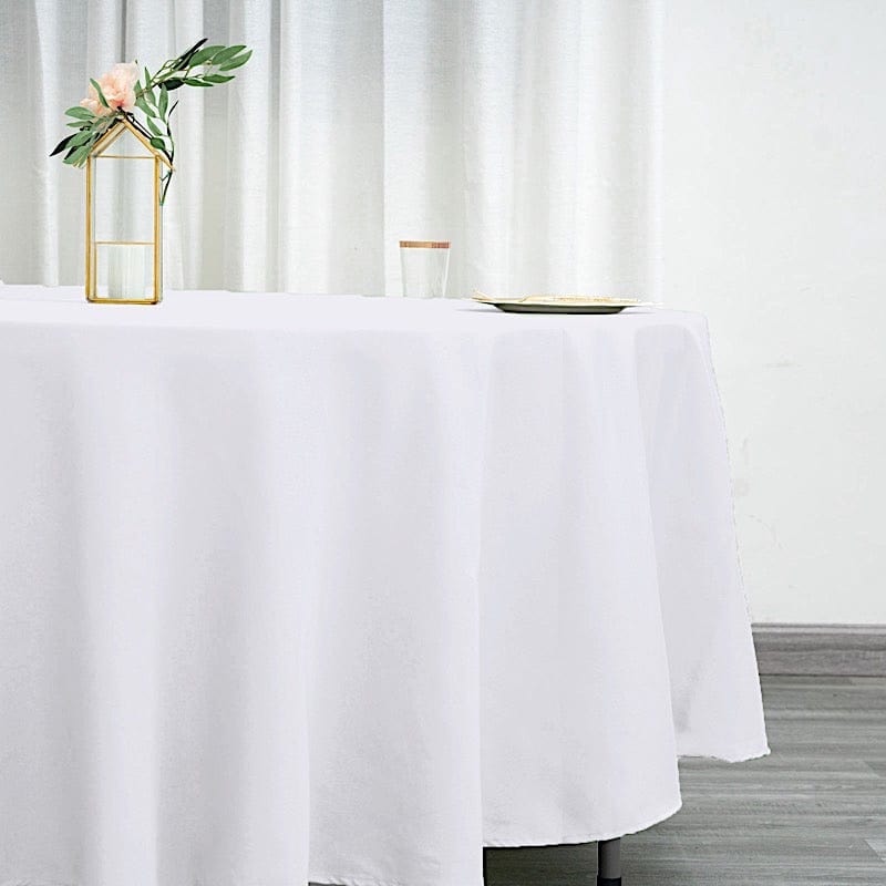 108" Polyester Round Tablecloth Wedding Party Table Linens