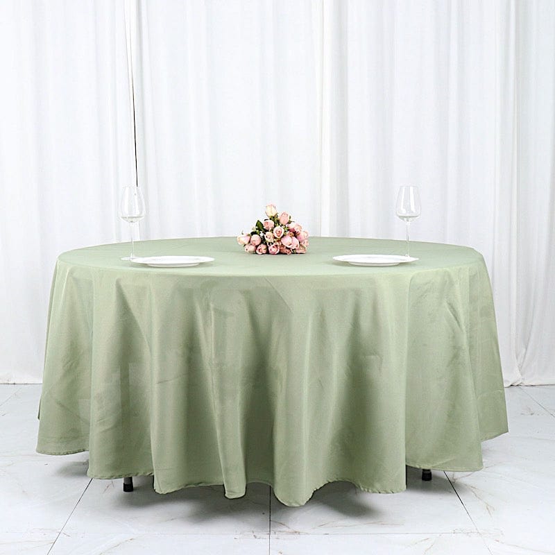 108" Polyester Round Tablecloth Wedding Party Table Linens