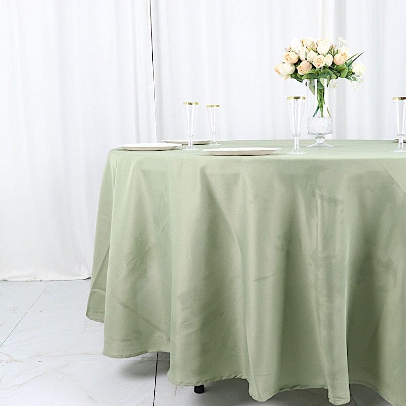 108" Polyester Round Tablecloth Wedding Party Table Linens