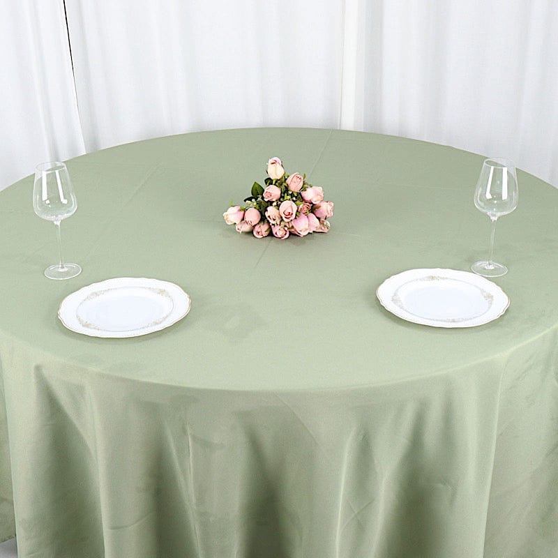 108" Polyester Round Tablecloth Wedding Party Table Linens