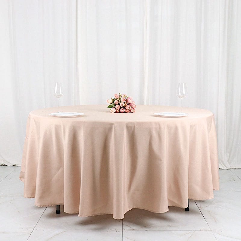 108" Polyester Round Tablecloth Wedding Party Table Linens
