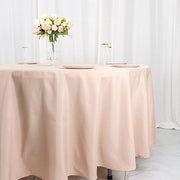 108" Polyester Round Tablecloth Wedding Party Table Linens