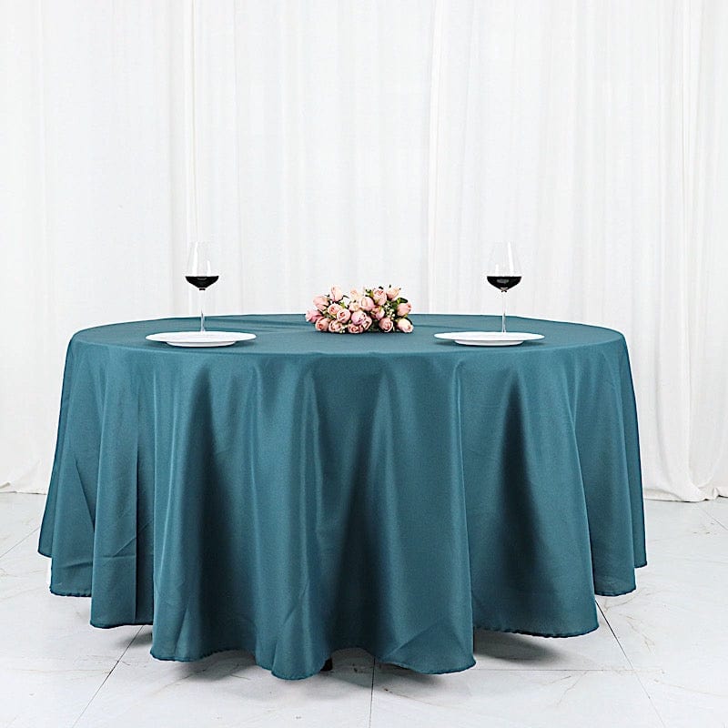 108" Polyester Round Tablecloth Wedding Party Table Linens