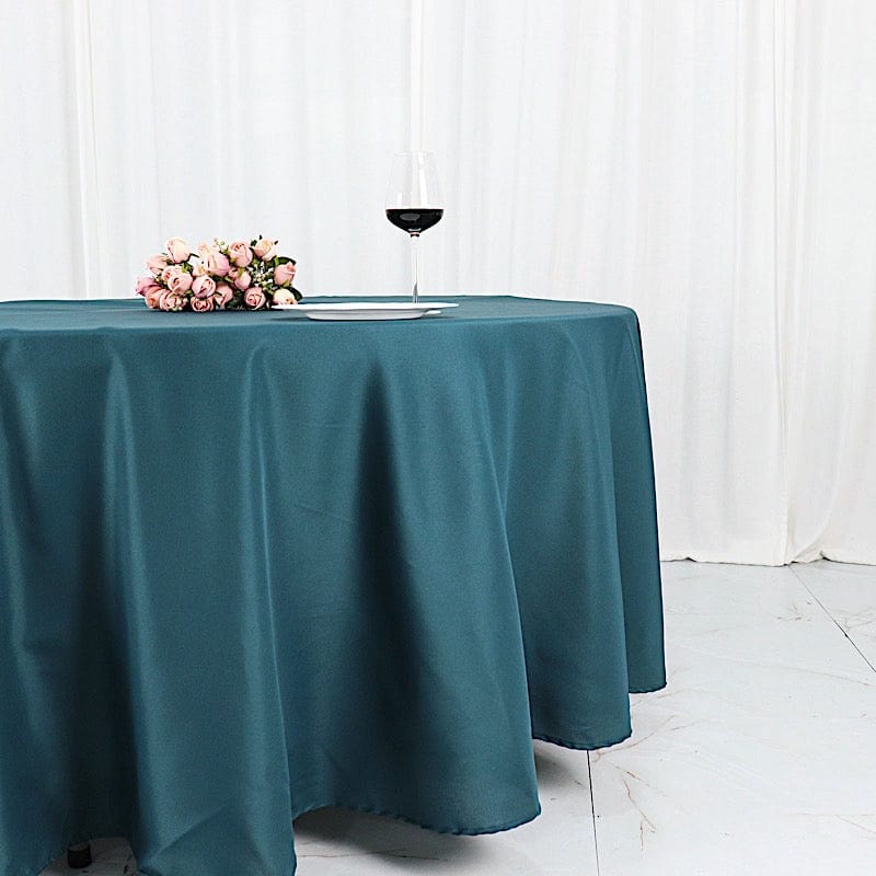 108" Polyester Round Tablecloth Wedding Party Table Linens