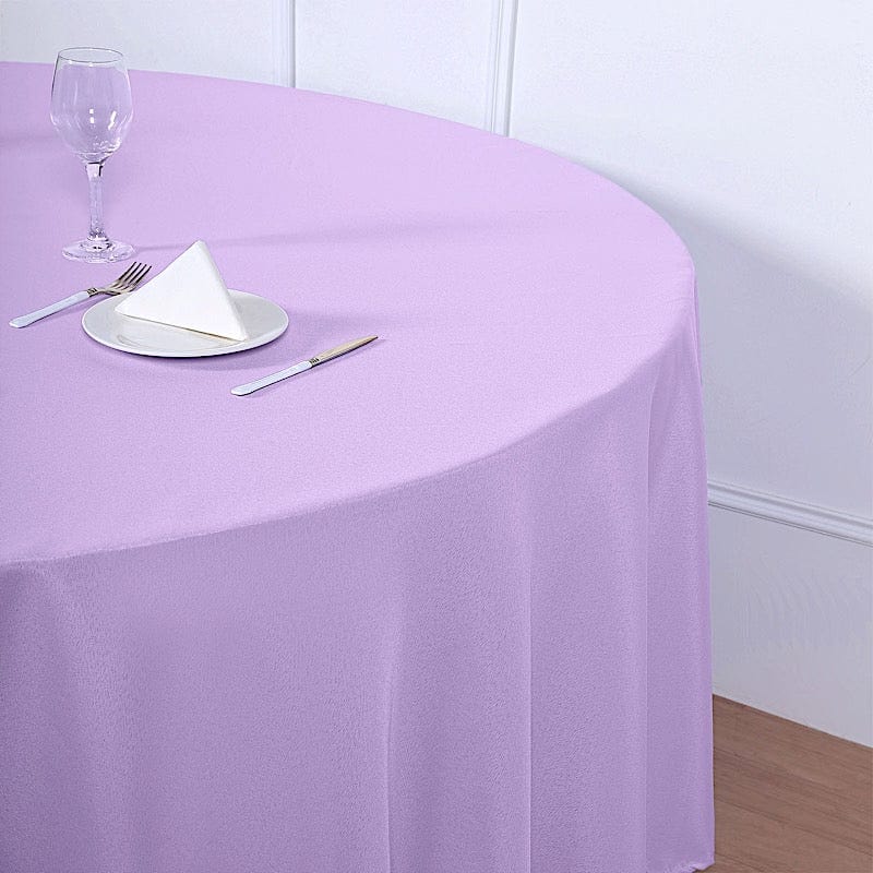 108" Polyester Round Tablecloth Wedding Party Table Linens