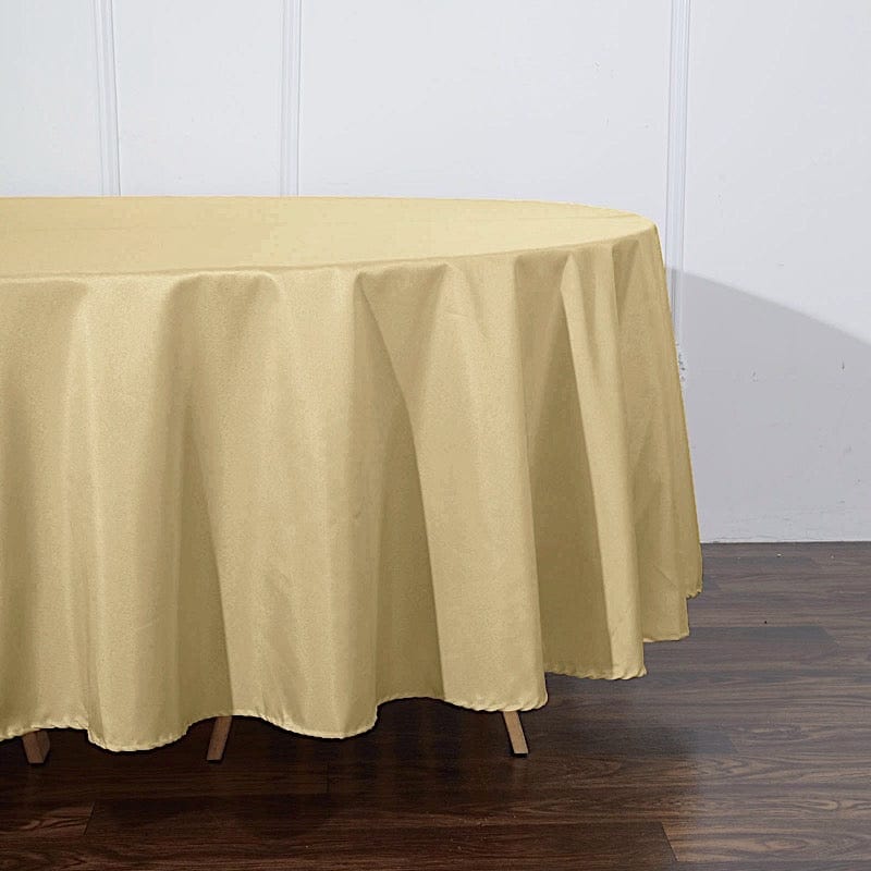 108" Polyester Round Tablecloth Wedding Party Table Linens
