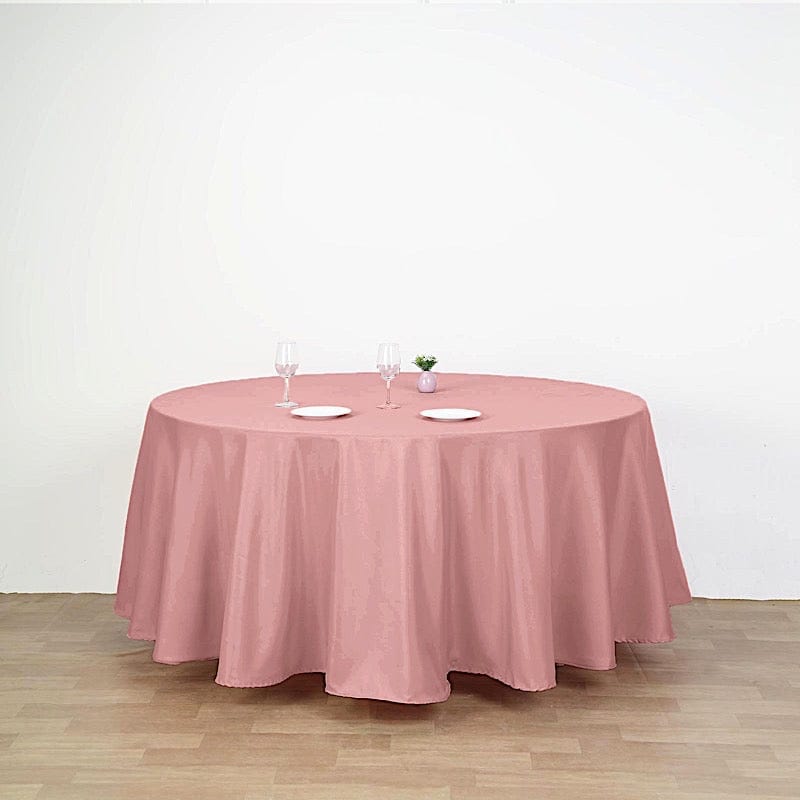 108" Polyester Round Tablecloth Wedding Party Table Linens