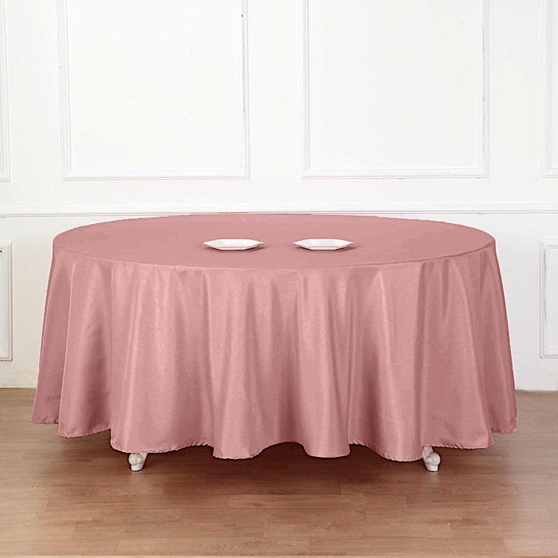 108" Polyester Round Tablecloth Wedding Party Table Linens