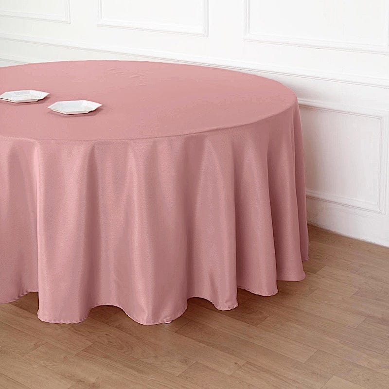 108" Polyester Round Tablecloth Wedding Party Table Linens