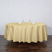 108" Polyester Round Tablecloth Wedding Party Table Linens TAB_108_CHMP_POLY