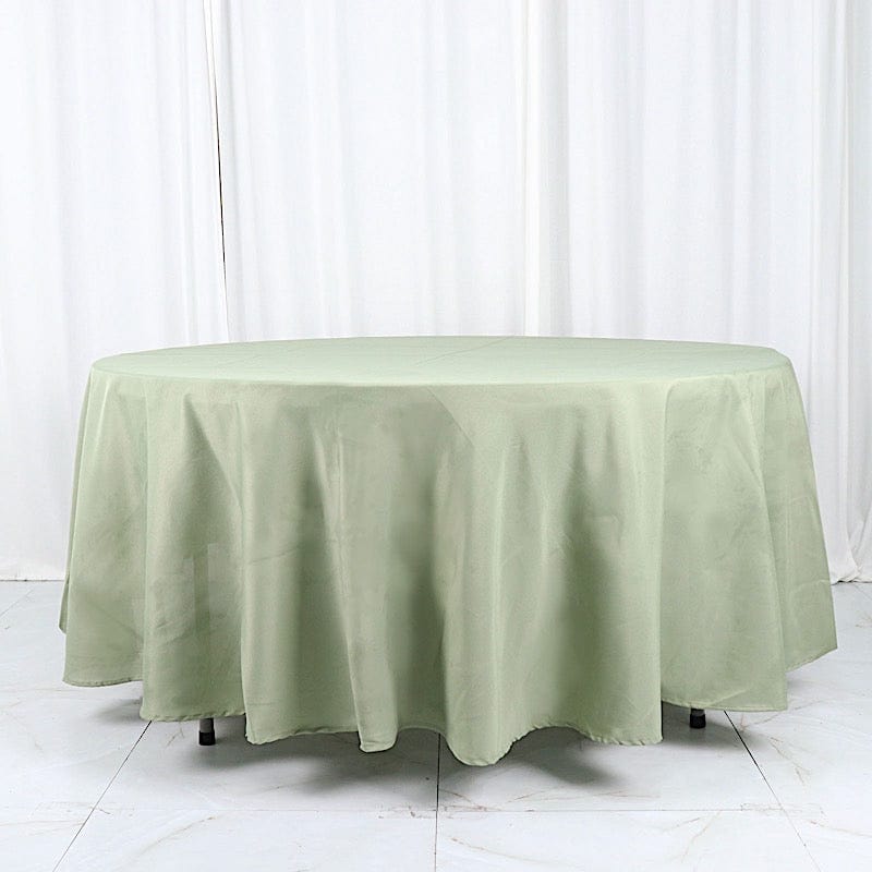 108" Polyester Round Tablecloth Wedding Party Table Linens TAB_108_DSG_POLY