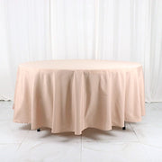 108" Polyester Round Tablecloth Wedding Party Table Linens TAB_108_NUDE_POLY
