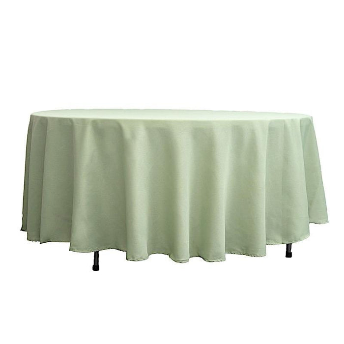 108" Polyester Round Tablecloth Wedding Party Table Linens TAB_108_SAGE_POLY