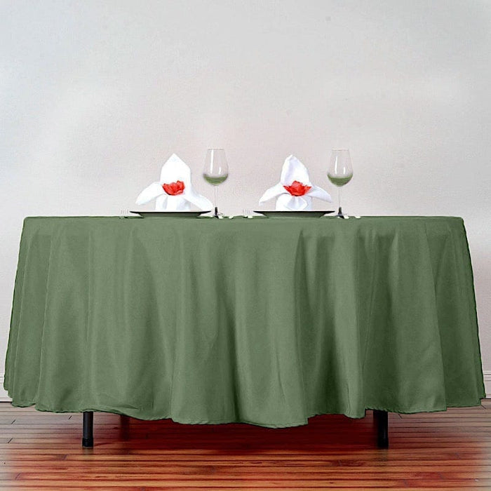 108" Polyester Round Tablecloth Wedding Party Table Linens TAB_108_WILL_POLY
