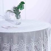 108" Premium Lace Round Tablecloth