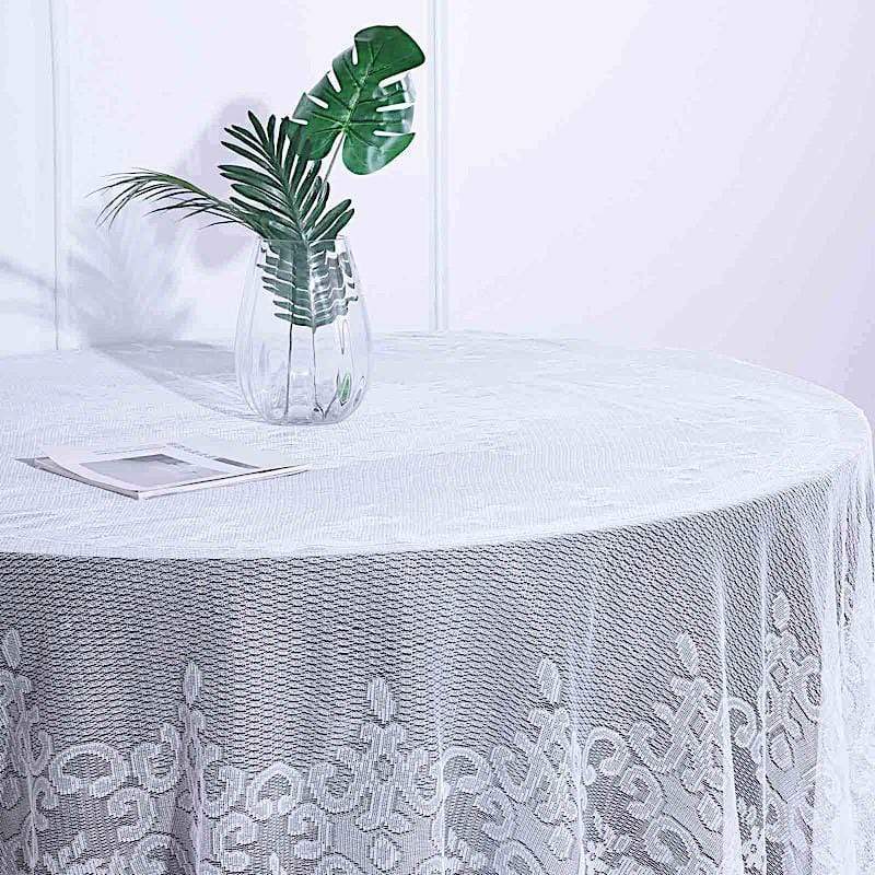 108" Premium Lace Round Tablecloth