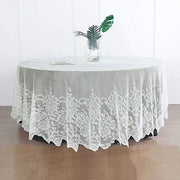 108" Premium Lace Round Tablecloth