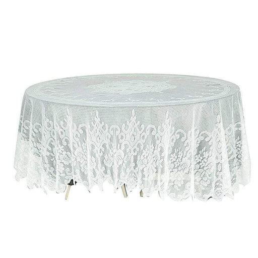 108" Premium Lace Round Tablecloth