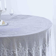 108" Premium Lace Round Tablecloth