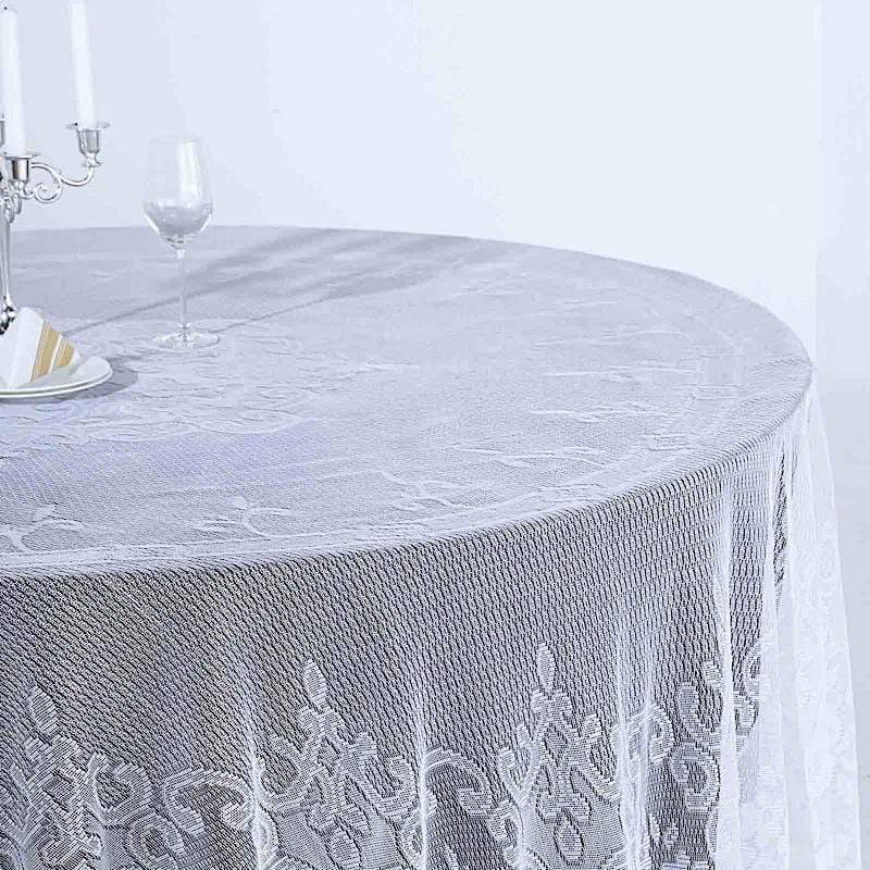108" Premium Lace Round Tablecloth