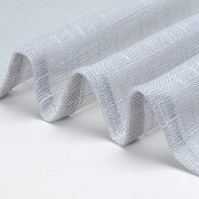 108" Round Premium Faux Burlap Polyester Tablecloth - Silver TAB_JUTE02_108_SILV