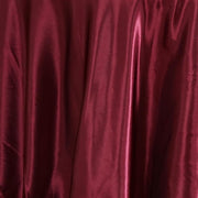 108" Satin Round Tablecloth Wedding Party Table Linens - Burgundy TAB_STN108_BURG