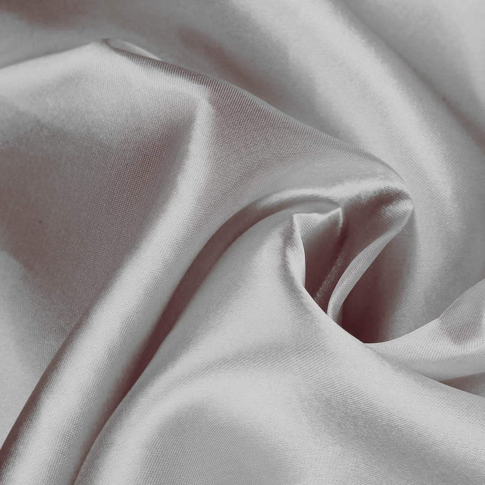 108" Satin Round Tablecloth Wedding Party Table Linens - Silver Light Gray TAB_STN108_SILV