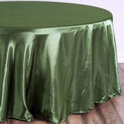108" Satin Round Tablecloth Wedding Party Table Linens - Willow Green TAB_STN108_WILL