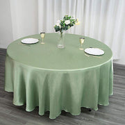 108" Satin Round Tablecloth Wedding Party Table Linens - Sage Green TAB_STN108_SAGE
