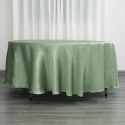 108" Satin Round Tablecloth Wedding Party Table Linens - Sage Green TAB_STN108_SAGE