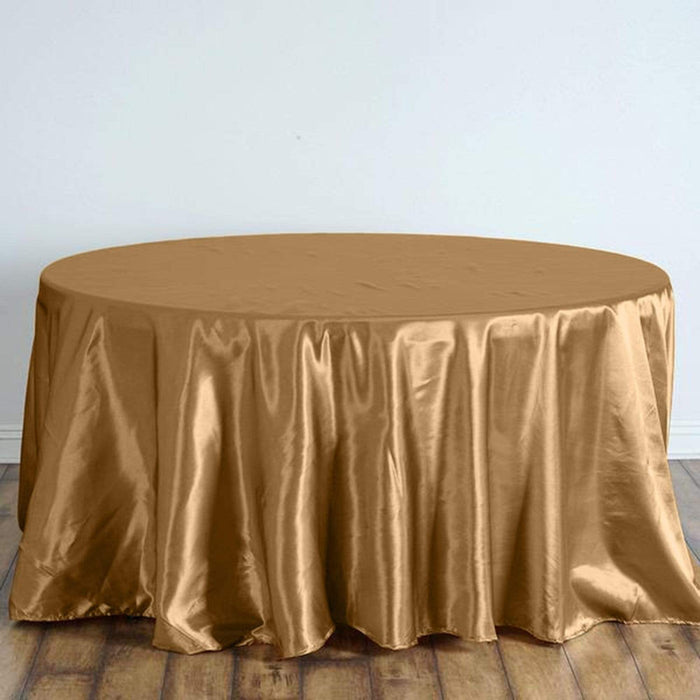 108" Satin Round Tablecloth Wedding Party Table Linens