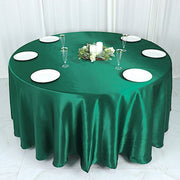 108" Satin Round Tablecloth Wedding Party Table Linens