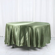 108" Satin Round Tablecloth Wedding Party Table Linens