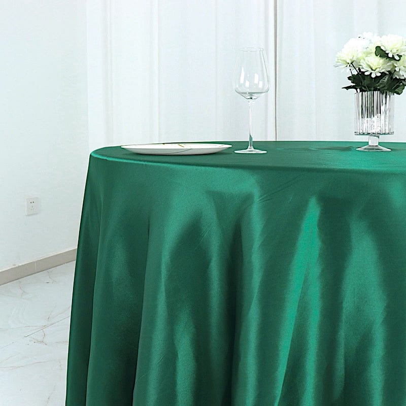 108" Satin Round Tablecloth Wedding Party Table Linens
