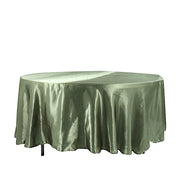 108" Satin Round Tablecloth Wedding Party Table Linens