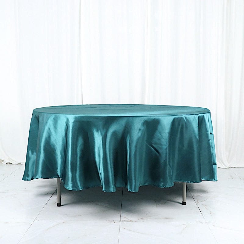 108" Satin Round Tablecloth Wedding Party Table Linens