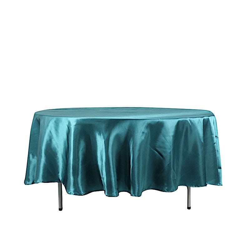 108" Satin Round Tablecloth Wedding Party Table Linens