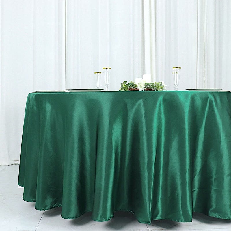 108" Satin Round Tablecloth Wedding Party Table Linens