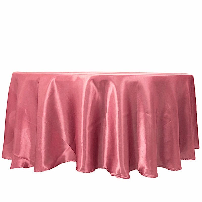 108" Satin Round Tablecloth Wedding Party Table Linens