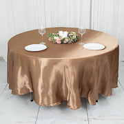 108" Satin Round Tablecloth Wedding Party Table Linens