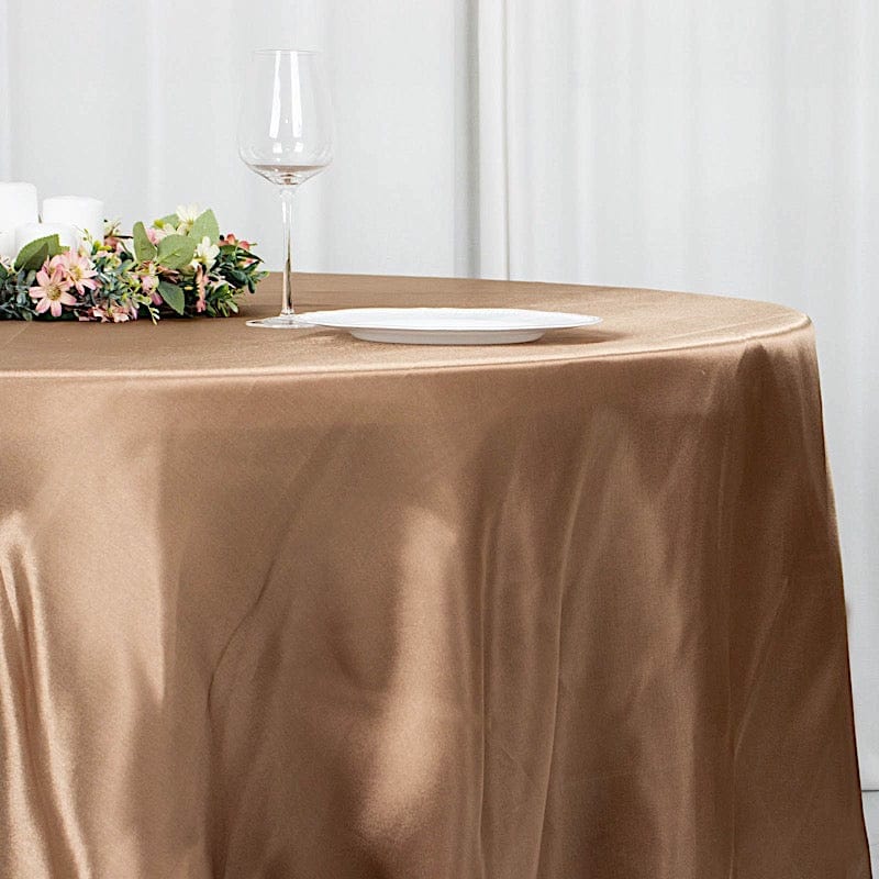 108" Satin Round Tablecloth Wedding Party Table Linens