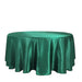 108" Satin Round Tablecloth Wedding Party Table Linens TAB_STN108_HUNT